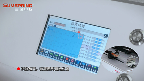 試驗結(jié)束 試驗結(jié)束